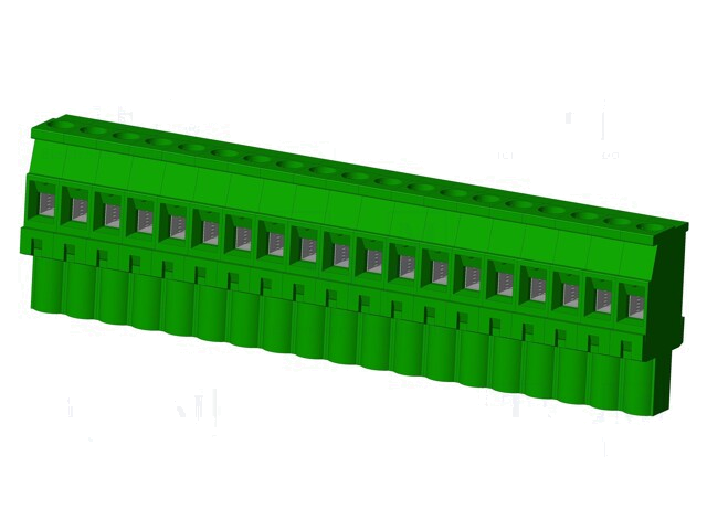 Connector: ontkoppelbare terminal strip; stekker; vrouwelijk Connector: ontkoppelbare terminal strip; stekker; vrouwelijk